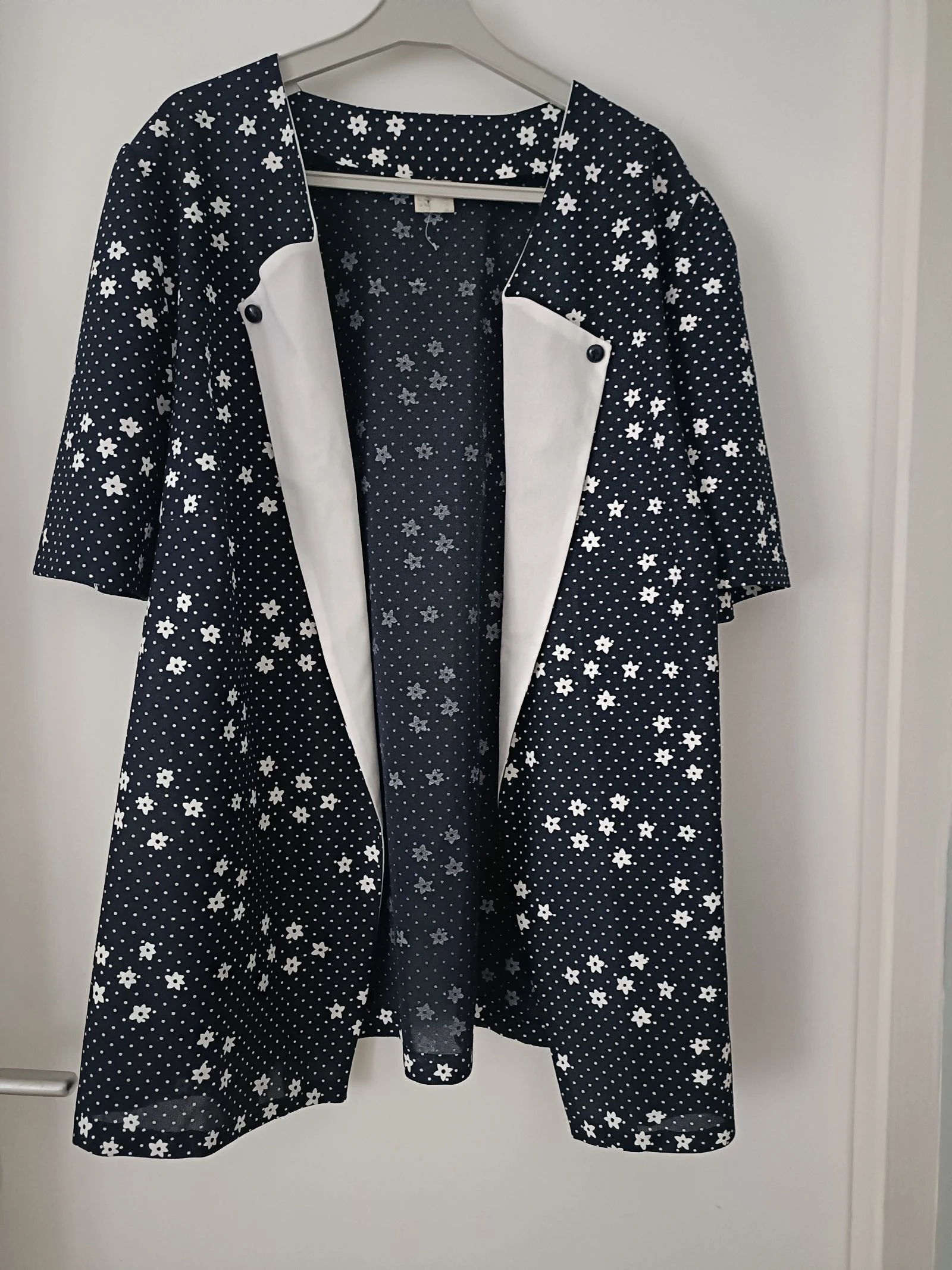💥 Magnífico conjunto azul marino con lunares blancos - 56 💥 – photo 2